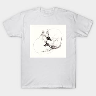 Chinky and Chang ~ yin and yang T-Shirt